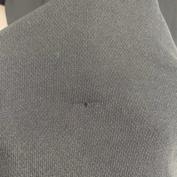 NIKE GOLF Womens Dri-Fit Short Sleeve Polo Shirt Black Sz Large (L) w/ UBS Logo - Picture 6 of 6